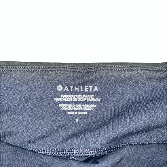 Athleta Fairway High Rise Golf Pant Women's Size 8 Navy Tennis Running Golf - Picture 8 of 9